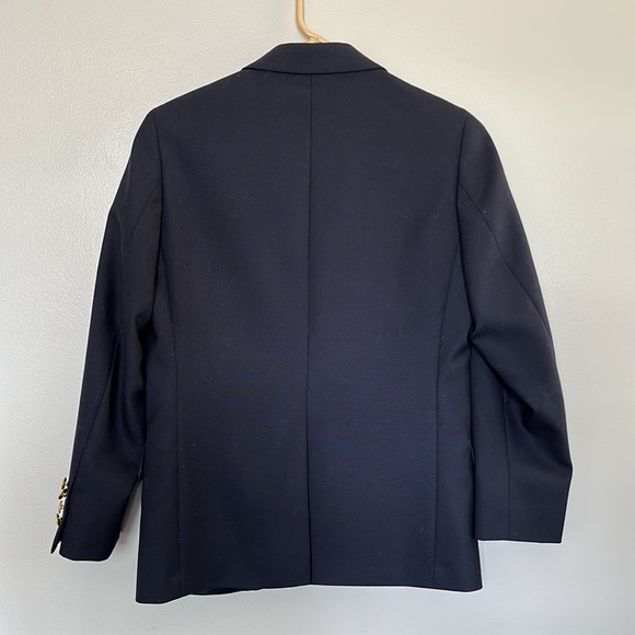 LIKE NEW Lands End Navy Blazer Boys Nichols School Uniform - Picture 2 of 2